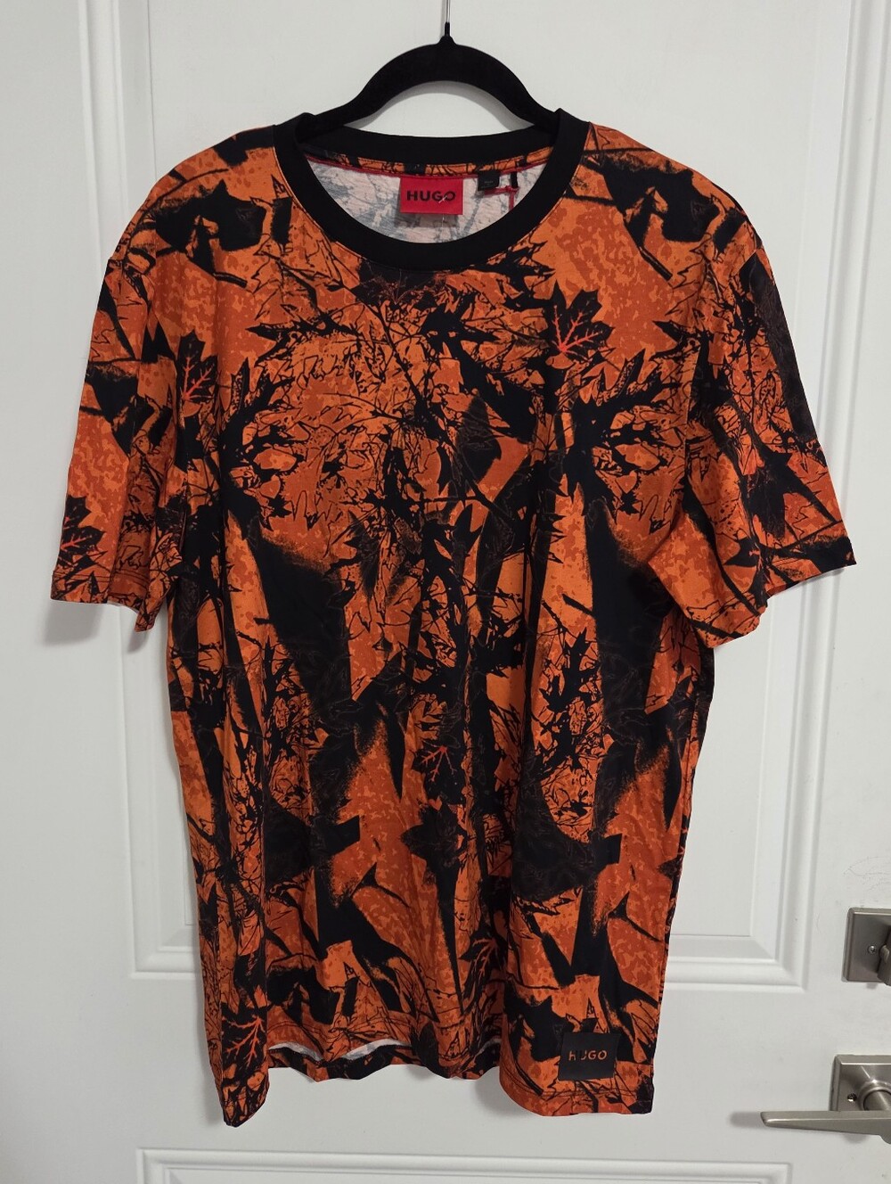 NWT - Hugo By Hugo Boss Men's All Over Print Tee - Made In Portugal - Size L